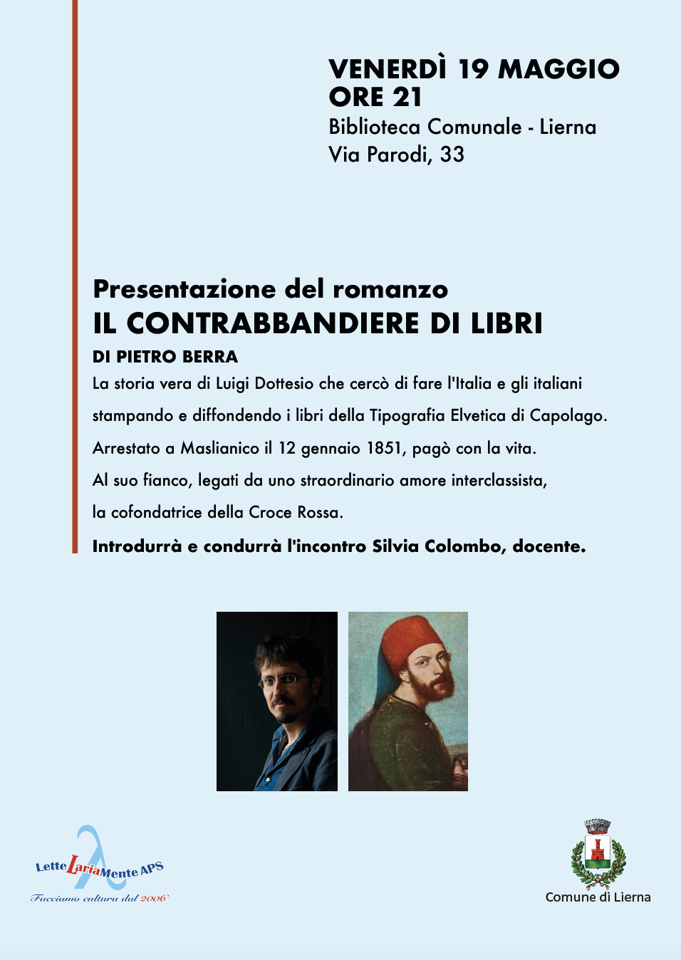 Incontro Con L Autore Pietro Berra E Presentazione Del Il